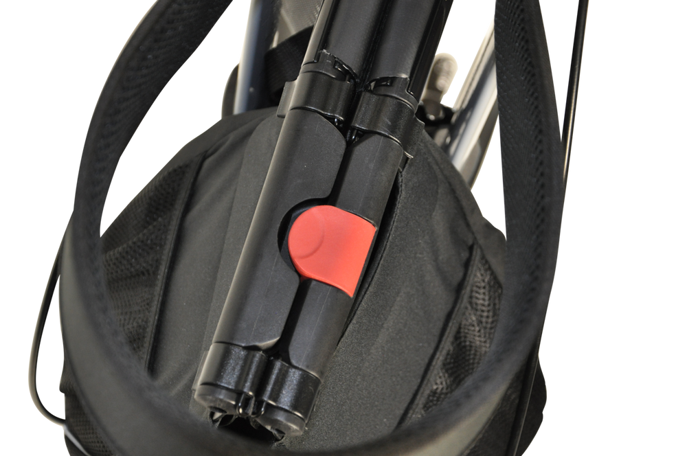 Mobilex Leopard Lichtgewicht Rollator Zwart - Comfortabele Opvouwbare Revalidatie Loopwagen