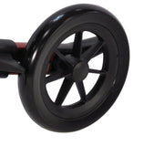 Mobilex Leopard Lichtgewicht Rollator Zwart - Comfortabele Opvouwbare Revalidatie Loopwagen