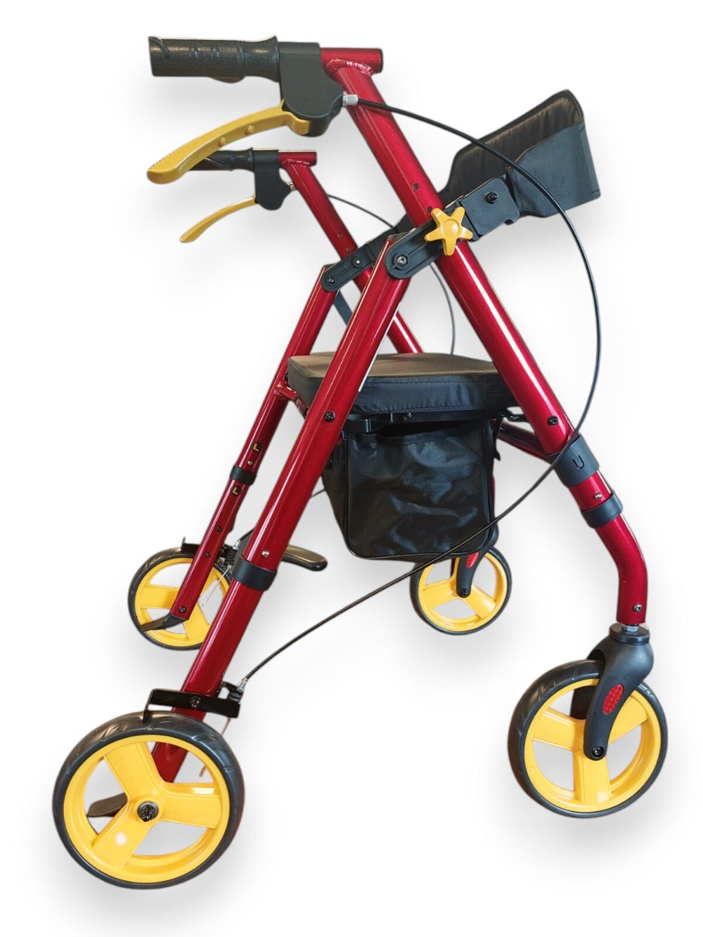 Premis Bear Lichtgewicht Opvouwbare Rollator - Veilig, Comfortabel & Stijlvol
