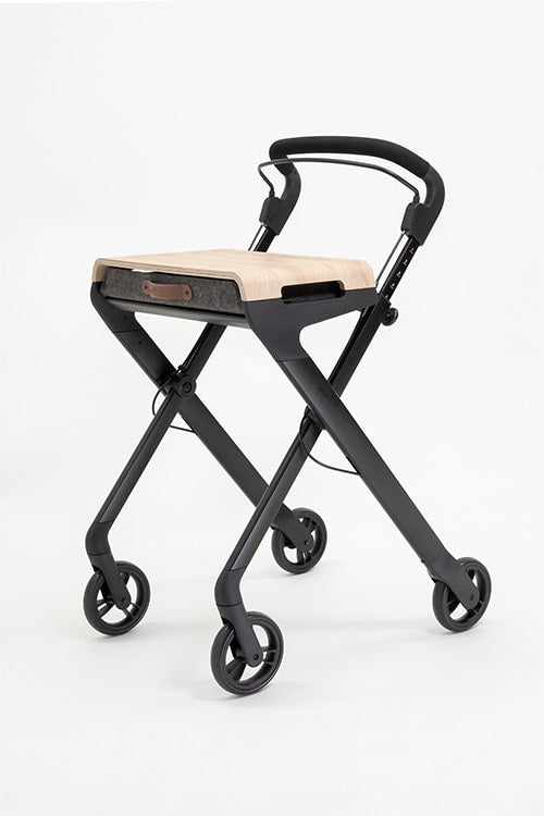 Rollbuddy Indoor Rollator: Stijlvol, Wendbaar, Stabiel Hulp voor Thuis Mobiliteit