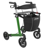 Mobilex Leopard Lichtgewicht Rollator Groen: Comfortabel, Veilig, Wendbaar voor Buiten & Binnen